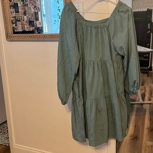 Sage green Dress universal thread